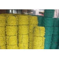Grüner PVC-Stacheldraht zum Schutz